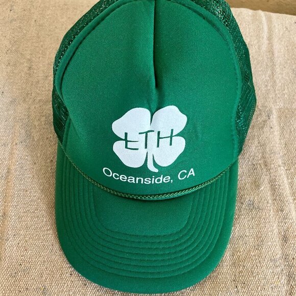 OTTO Other - Vintage Otto LTH Oceanside California Green Mess Snapback Trucker Hat